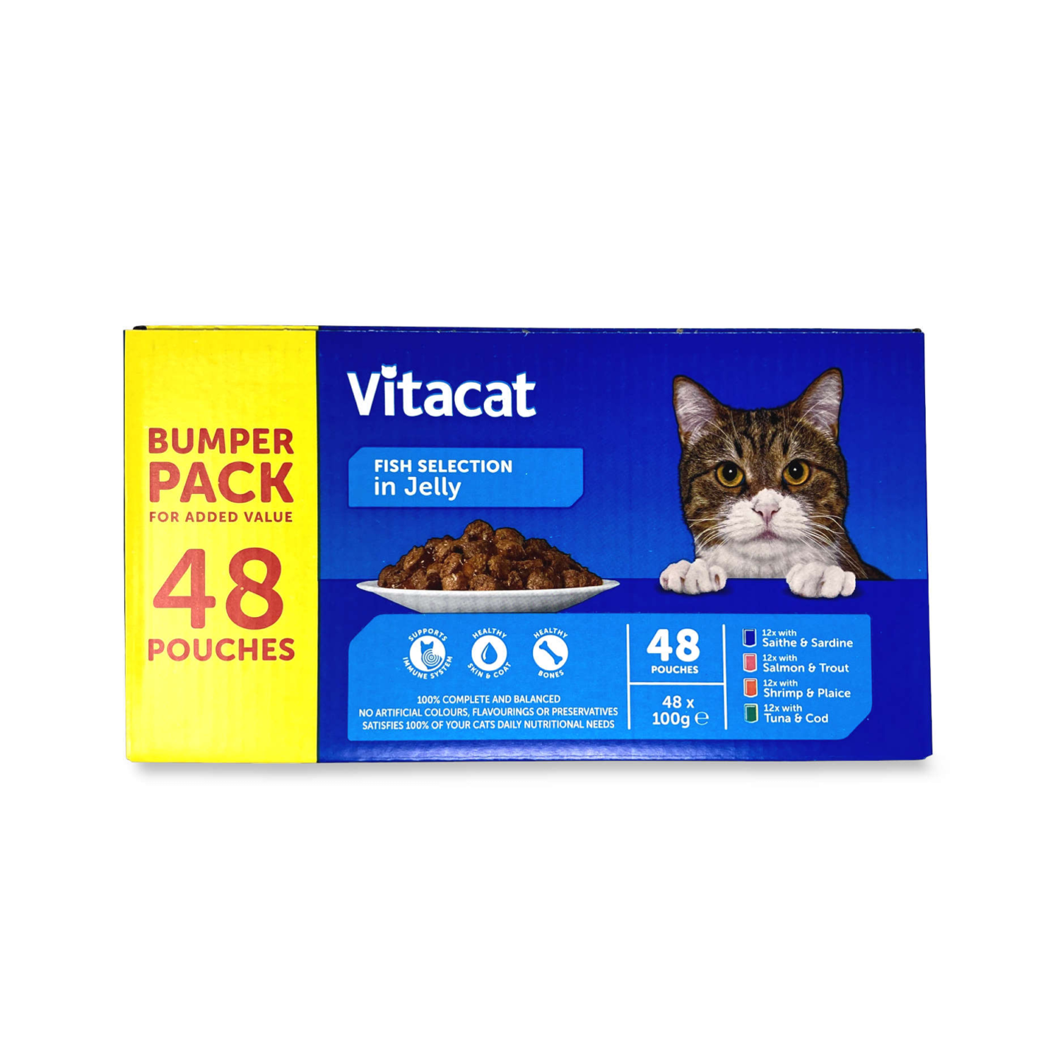 Vitacat Pouch Bumper Pack 48 X 100g